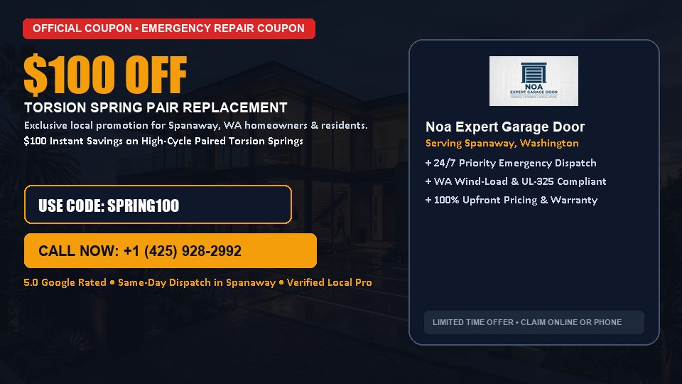 Noa Expert Garage Door $100 OFF Dual Torsion Spring Replacement