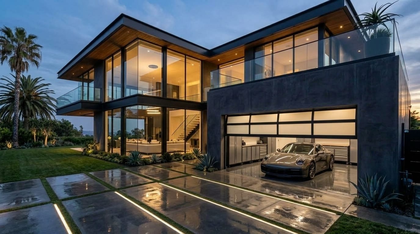 Noa Expert Garage Door Overhead Garage Door Gliding Open in Frederickson, WA